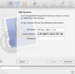 Mac Mail Add Accounts