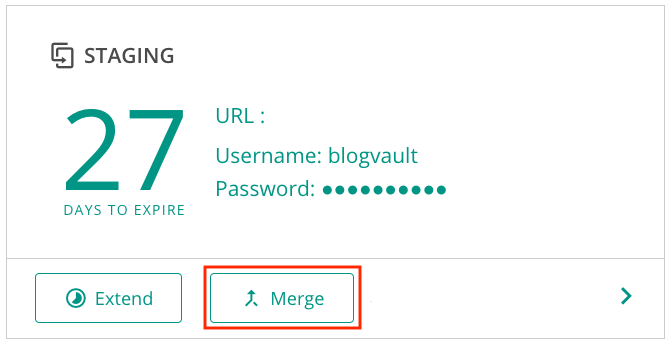 BlogVault WordPress merge tool